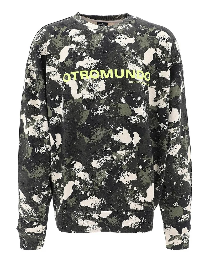 Marcelo Burlon | County of Milan Marcelo Burlon County von Mailand Marcelo Burlon Otromundo Camouflage Sweatshirt Grün