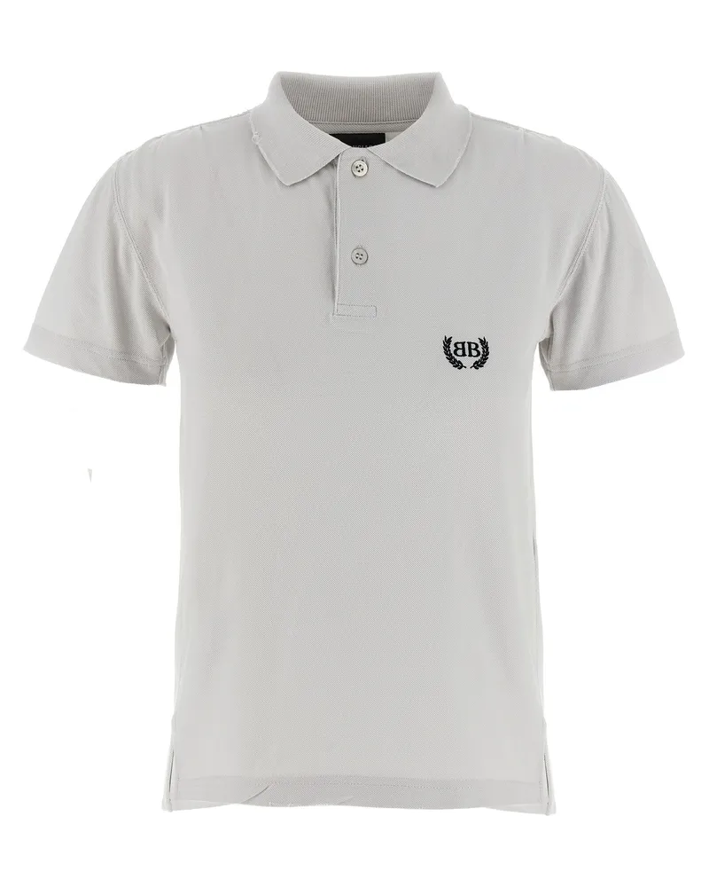 Balenciaga Laurel Classic“ Poloshirt Gray