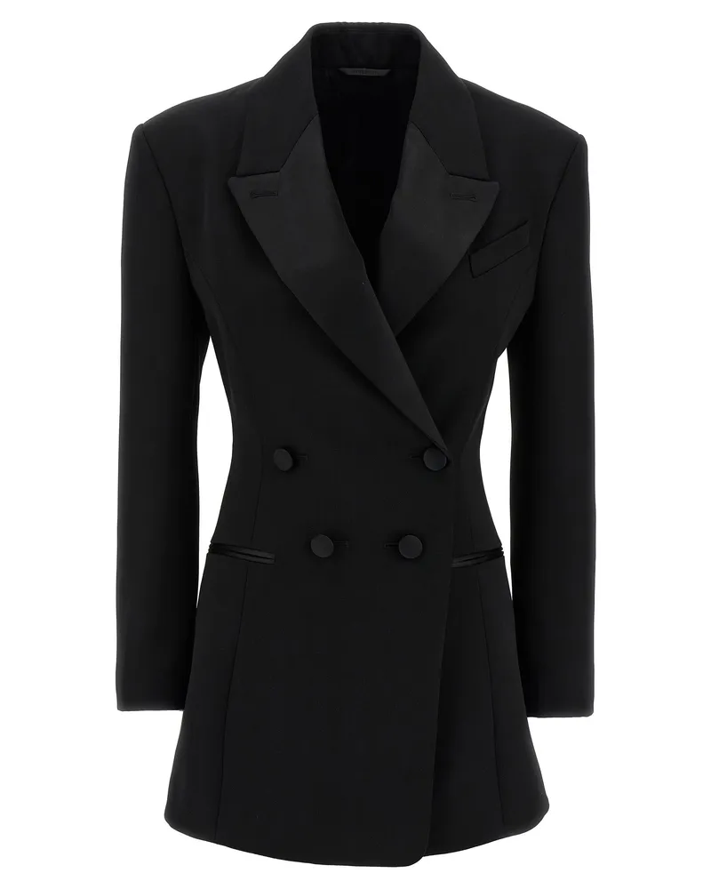 Givenchy Plisse Rücken Blazer Black
