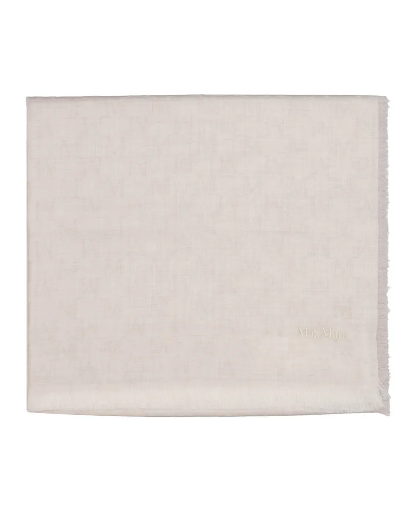 Max Mara Schals Elfenbein Ivory