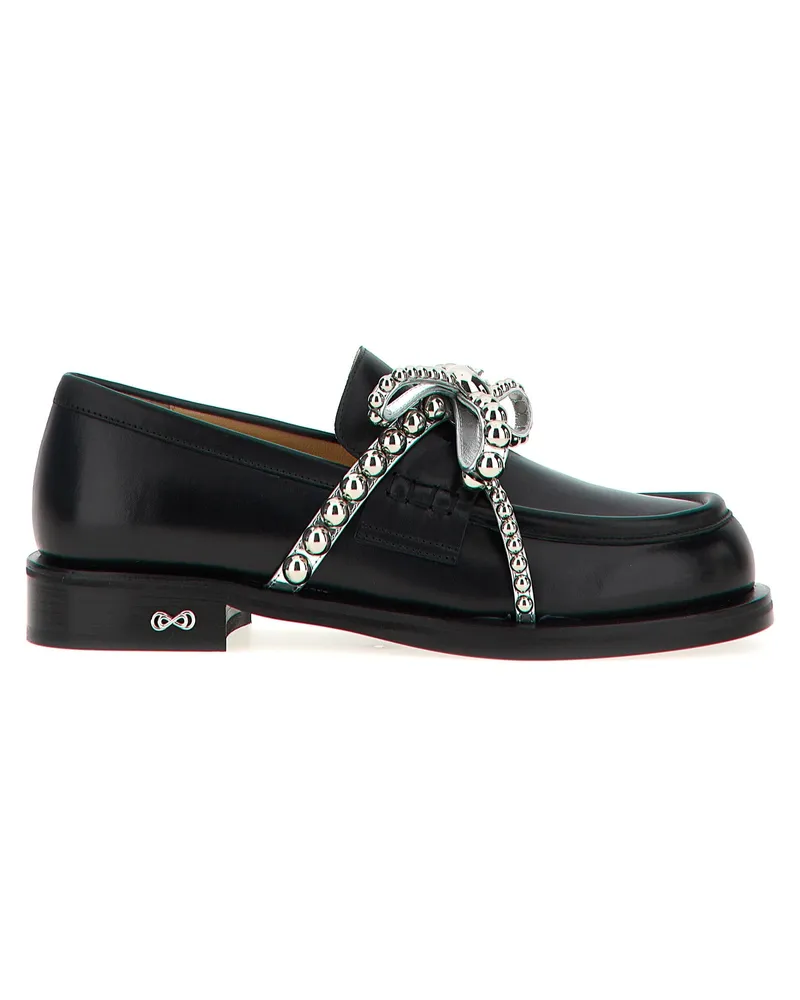 Mach & Mach Kristallstollen' Slipper Black
