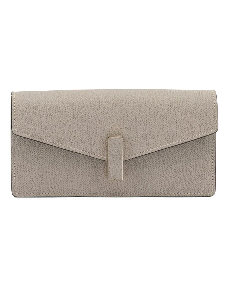 Valextra Kupplung „Iside“ mit Kette Beige