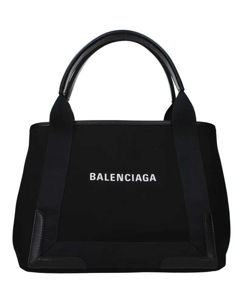 Balenciaga Damens Handtaschen Stoff Schwarz/Schwarz -