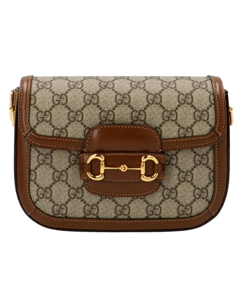 Gucci Umhängetasche „Gucci Horsebit 1955 Beige