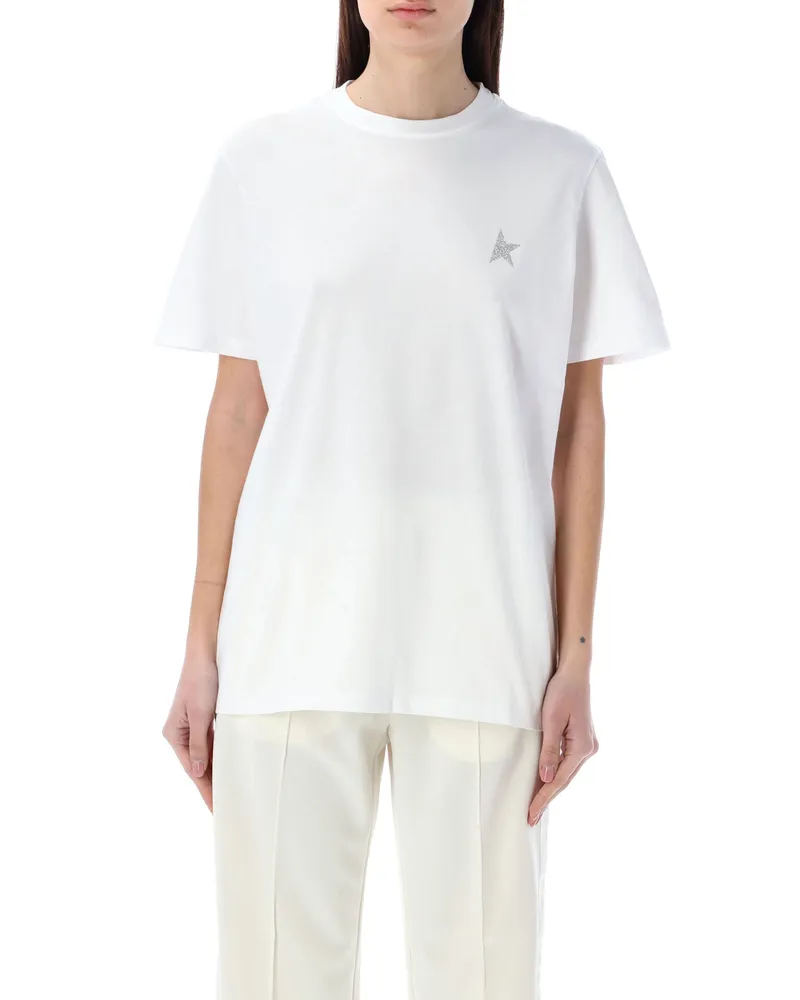 Golden Goose Golden Gans T -Shirts und Polos weiß White