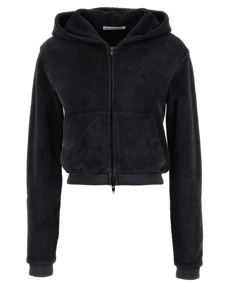 Alexander Wang T von Alexander Wang Terry Hoodie Black