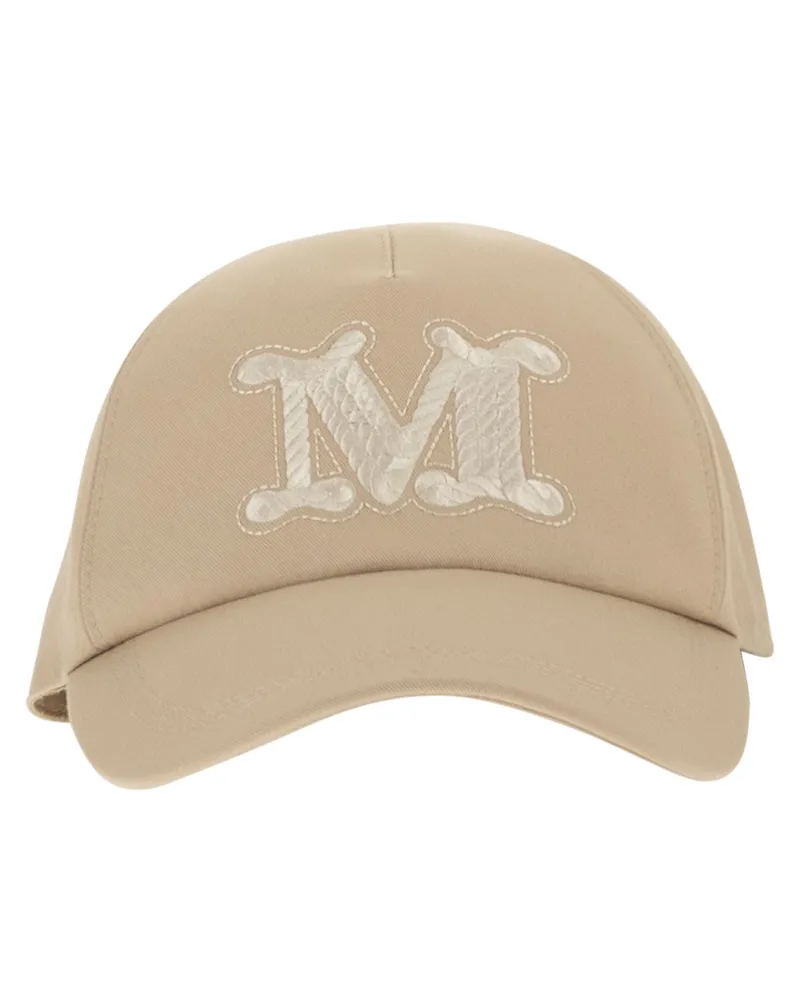 Max Mara Mxaribaldo wasserabweisende Gabardine-Baseballkappe Light