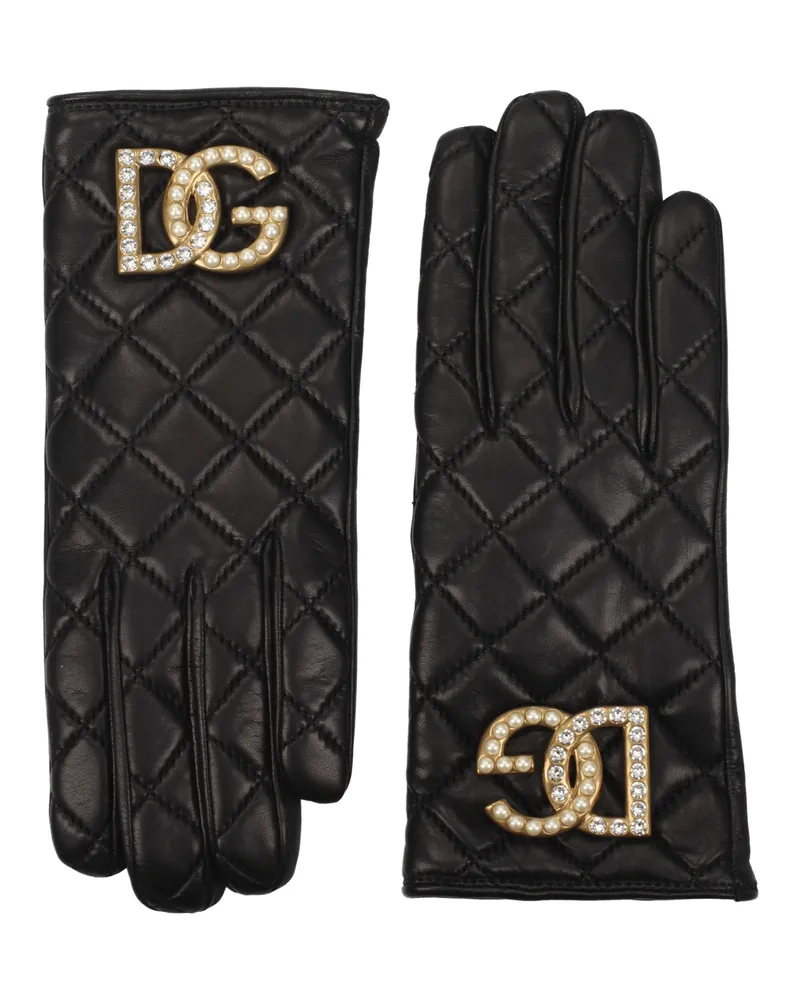 Dolce & Gabbana Handschuhe Frauen Haut schwarz -