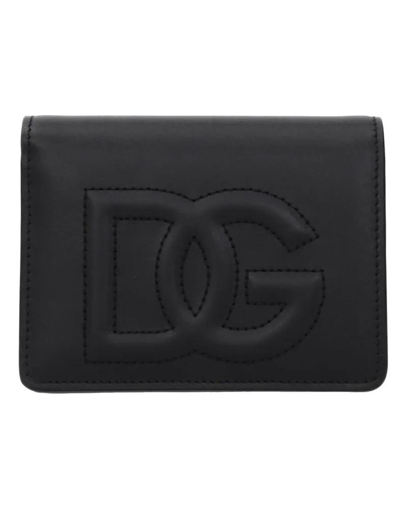Dolce & Gabbana Dolce&Gabbana Damens Geldbörse Leder Schwarz -