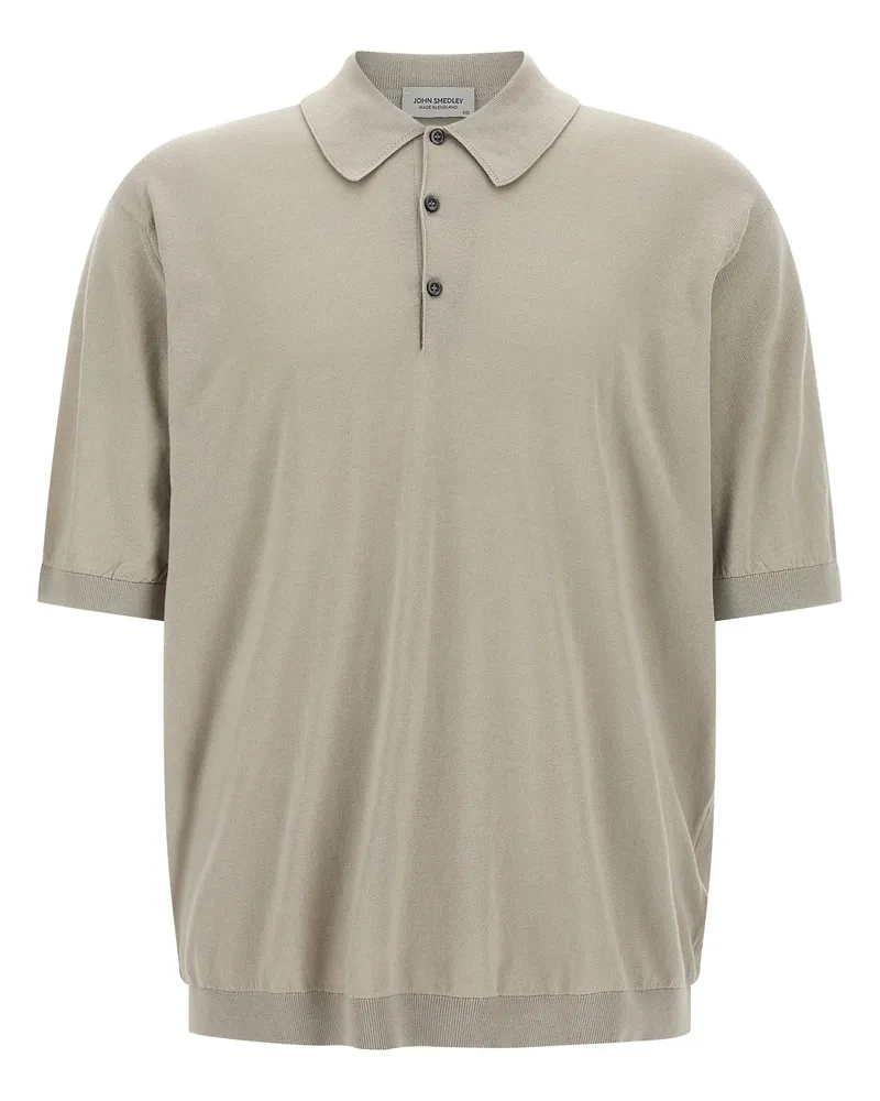 John Smedley Isis' Polo -Shirt Gray