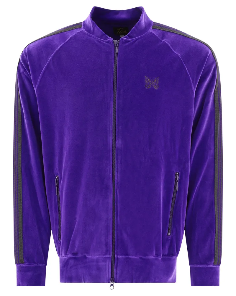 NEEDLES Nadeln Velvet Sweatshirt Lila