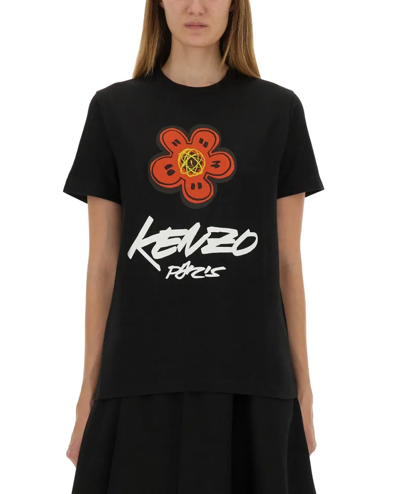 Kenzo Futura lose" T -Shirt Black