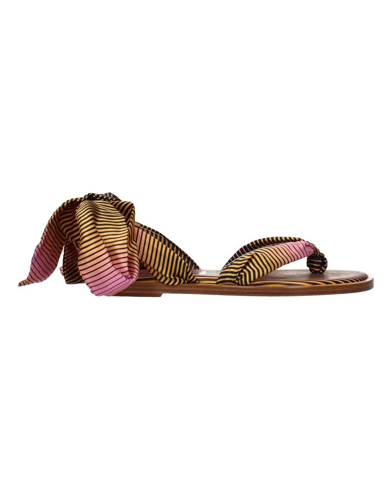 Christian Louboutin Nilo Flip Flops Damens Mehrfarbiger Stoff -