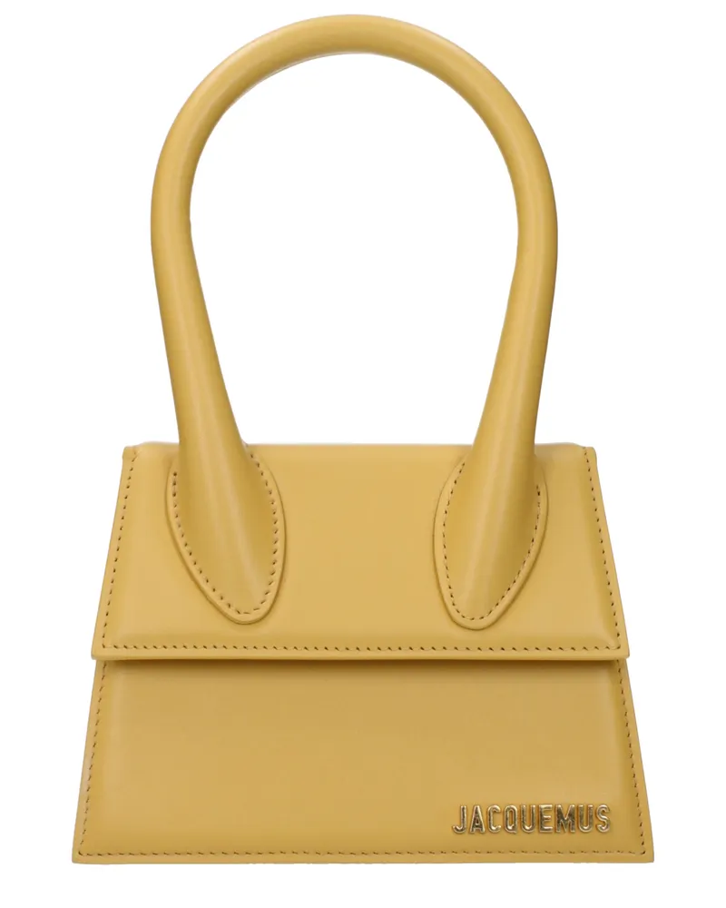 Jacquemus Handtaschen Le Chiquito Frauen Leder gelb/dunkelgelb -