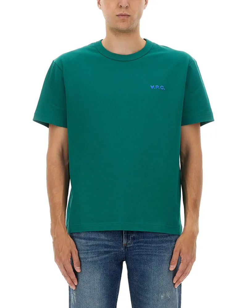 A.P.C. Boxy T -Shirt Green