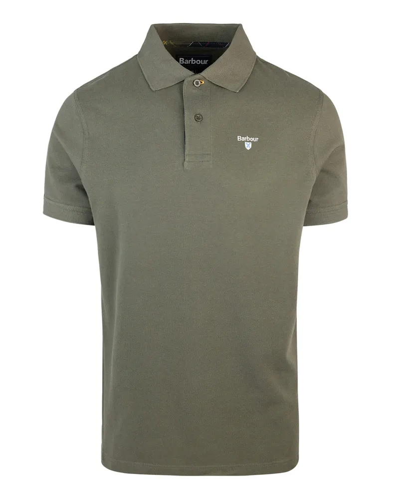 Barbour Polo Piquet Verde Green