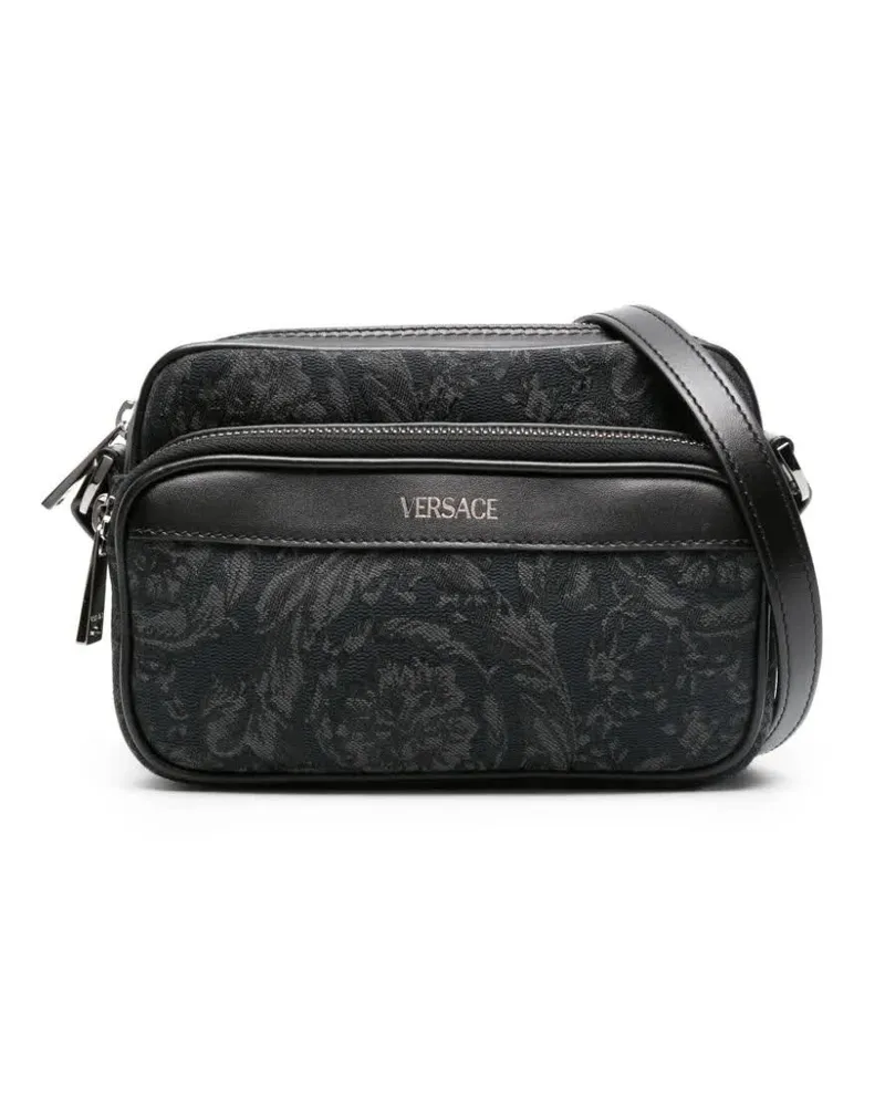 Versace Barock Messengerbeutel Black