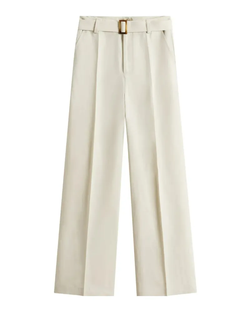 Woolrich Viskose -Leinenhose Beige