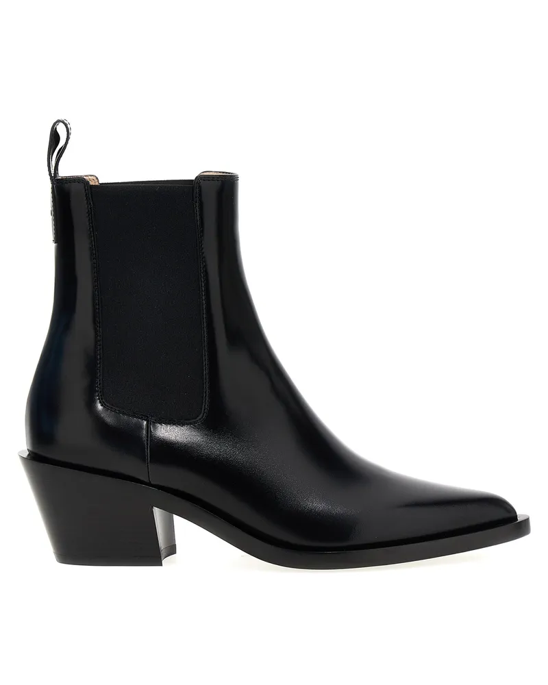 Gianvito Rossi Wylie' Knöchelstiefel Black