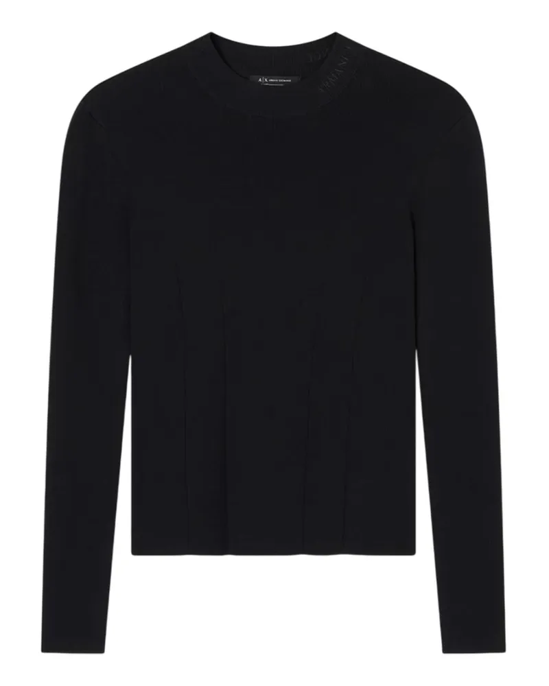 Armani Exchange Armani Austauschpullover schwarz Black
