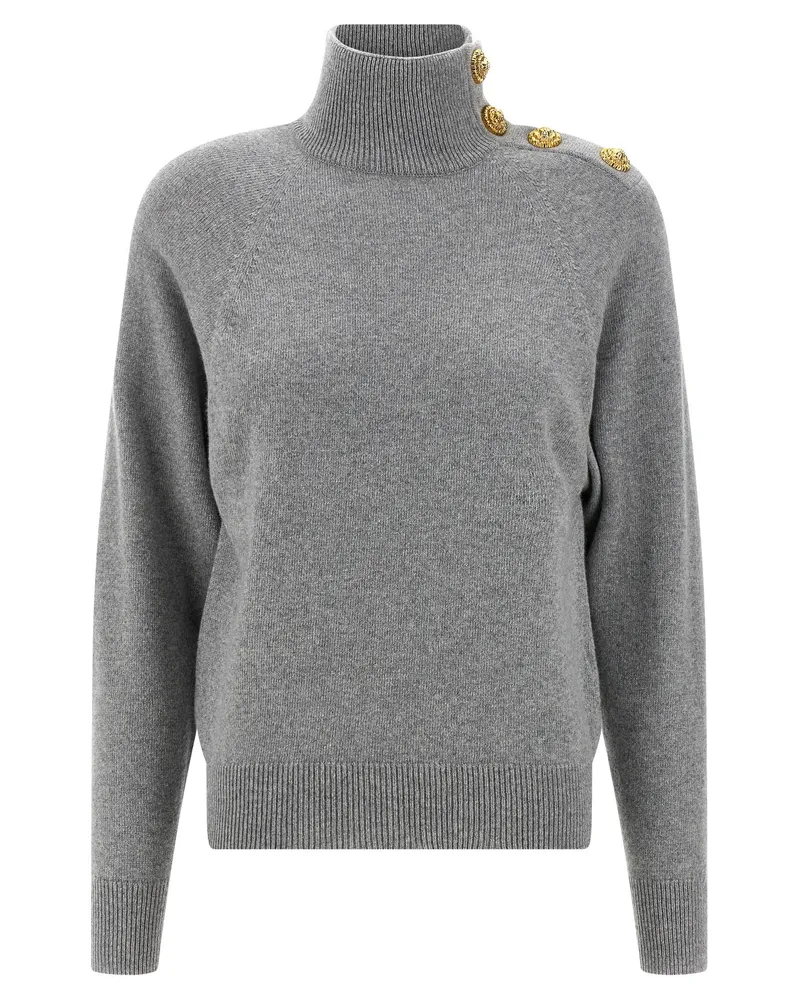 Balmain Cashmere Wollpullover Gray