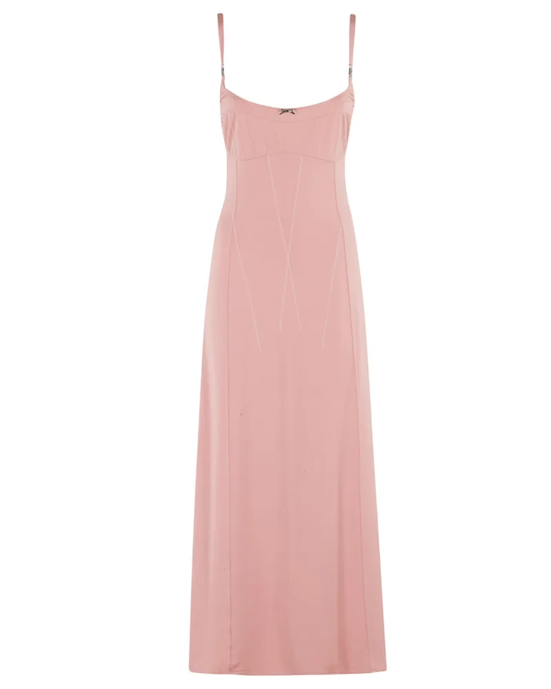 Paco Rabanne Slip -Kleid im Rouge P119
