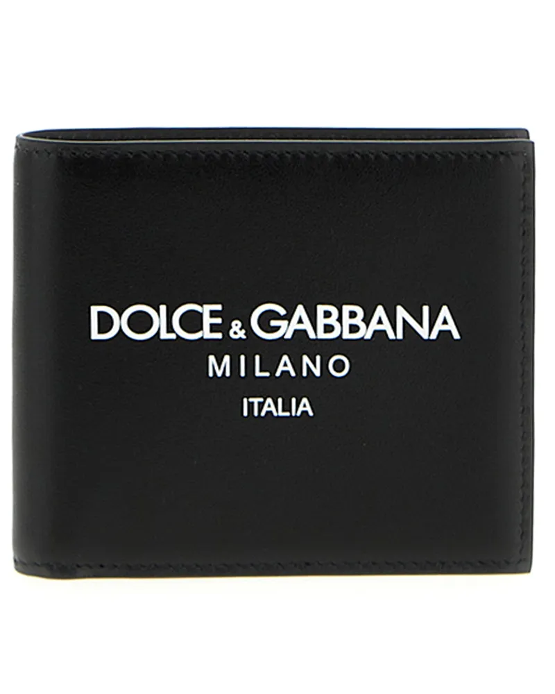 Dolce & Gabbana Logo Druckbrieftasche Weiß
