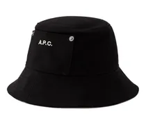 Thais Bucket Hut  Baumwollschwarz