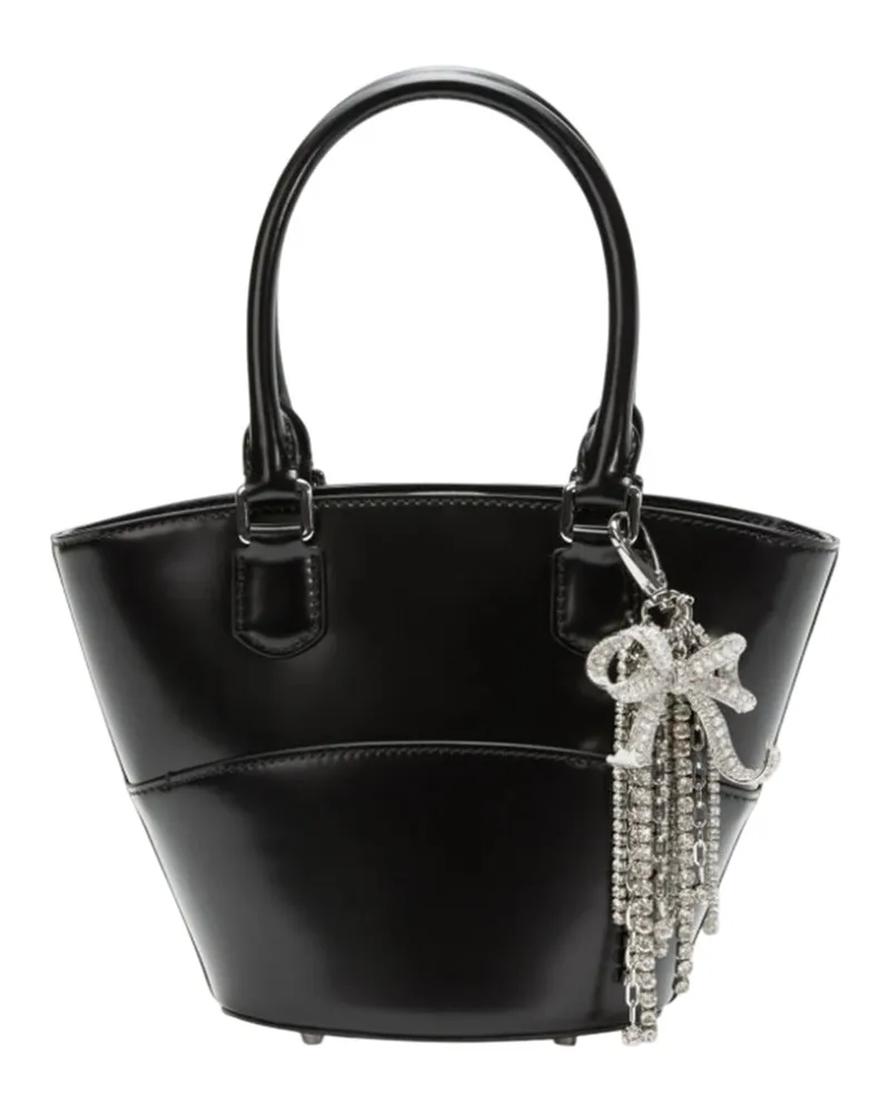 Self-Portrait Self Portrait Black Leder Charm Tote Black