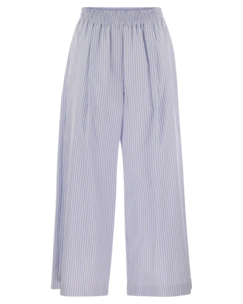 Max Mara Wochenende Max Mara Fleur Baumwollsatinhose Light