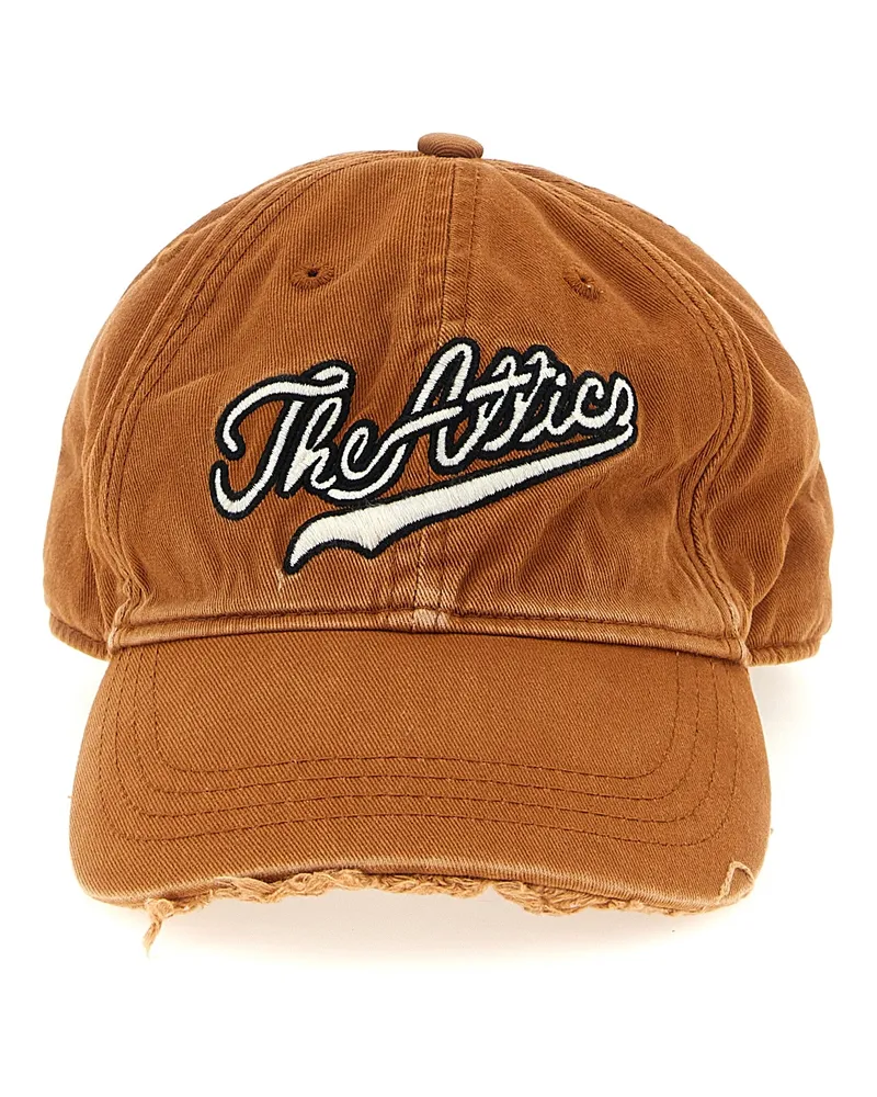 ATTICO Der Attico -Logo -Stickhut Brown
