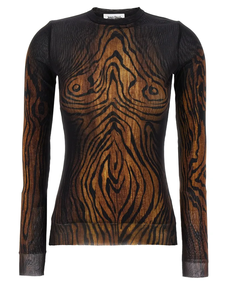 Jean Paul Gaultier Wood' Top Multicolor
