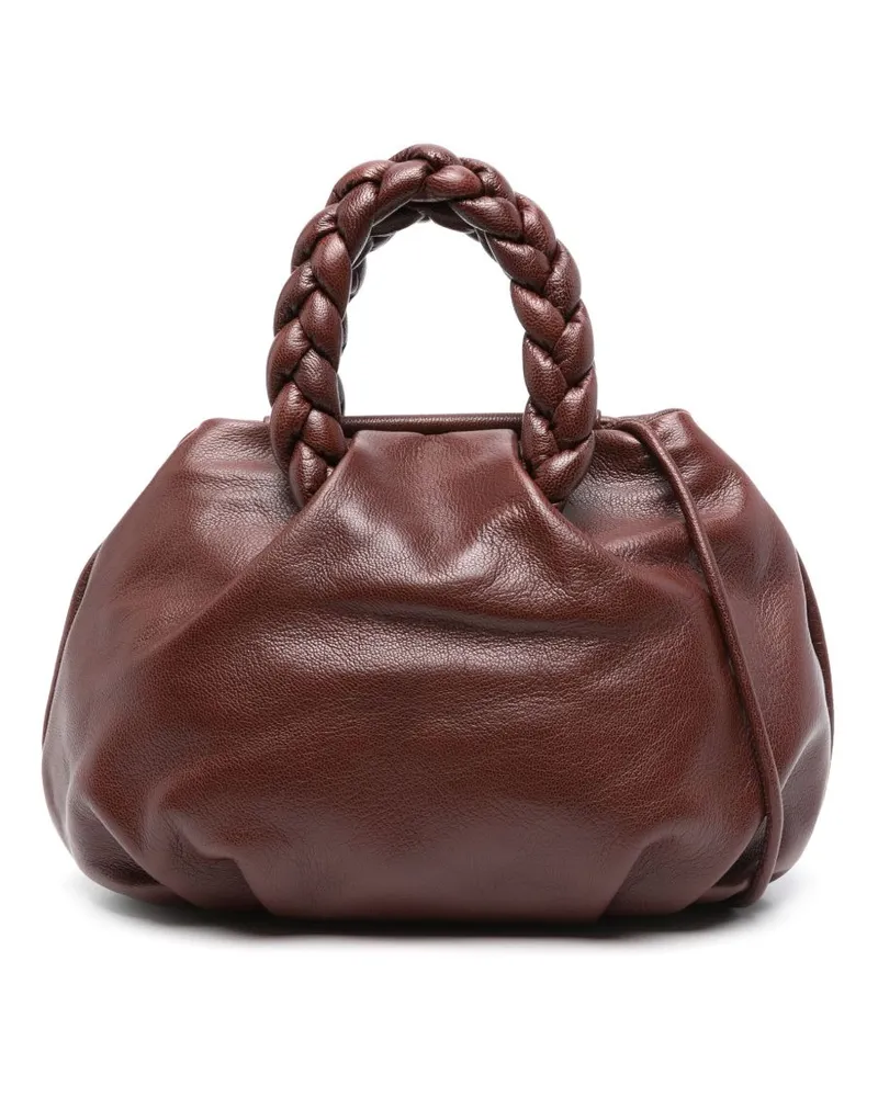 HEREU Auf der Bombon mittlere Lederhandtasche Bombon Brown