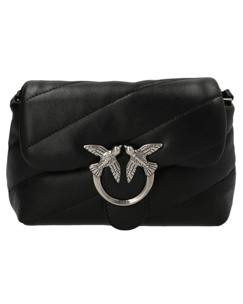 Pinko Love Baby Puff' Crossbody -Tasche Schwarz