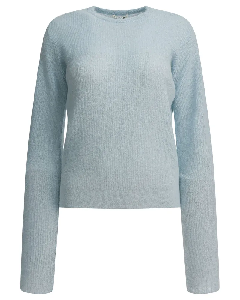 AURALEE Alpaka-Pullover mit Rundhalsausschnitt Light