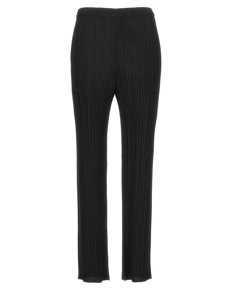 Issey Miyake Falten bitte Issey Miyake 'Grundlagen' Hosen Black