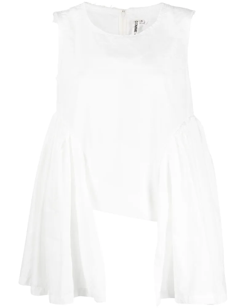 Comme des Garçons Comme des Garcons Asymmetrischen Tanktoper Weiß