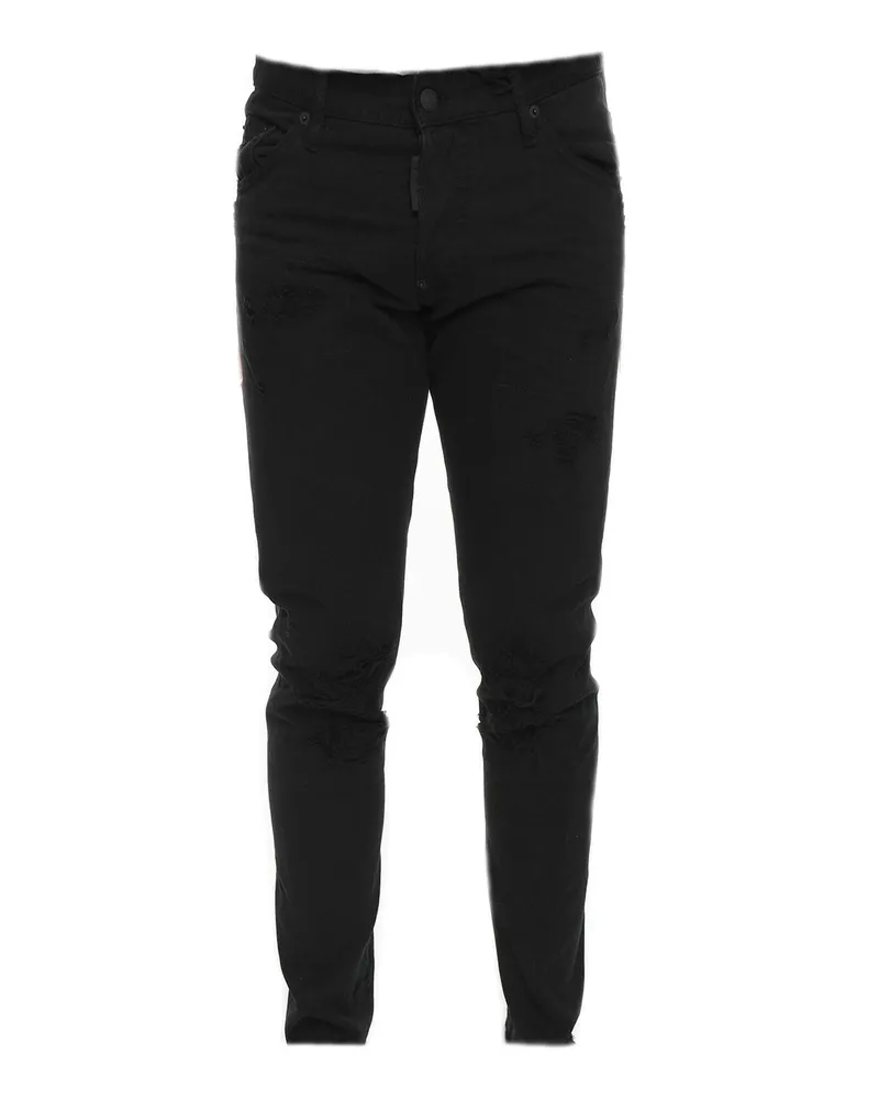 Dsquared2 DSQUART2 Black Bull Skater Jeans Schwarz