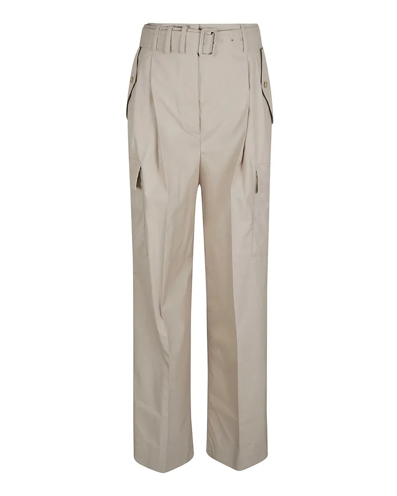 Prada hohe Taillenhose Beige