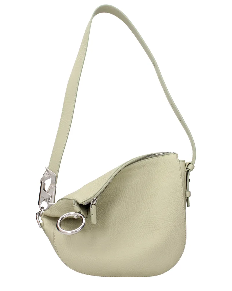 Burberry Damens Umhängetaschen Grün/Hunterleder -