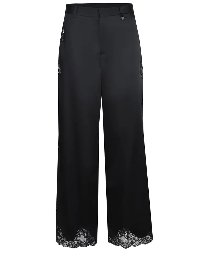 Giuseppe di Morabito Hosen aus einem Polyester Black