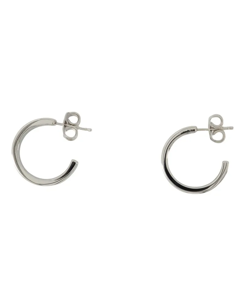 Maison Margiela Minimale Ohrringe  Metall Silber Silber
