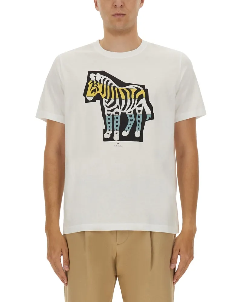 Paul Smith PS von Paul Smith regulär Fit T -Shirt White