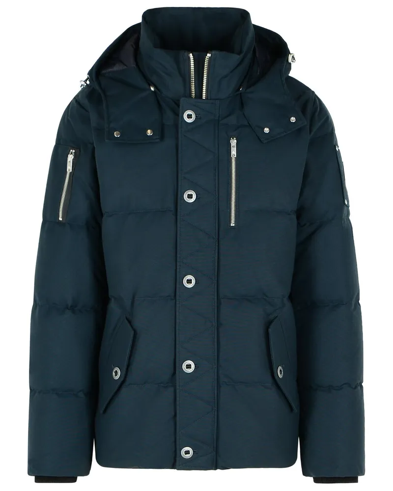 Moose Knuckles Original 3 Q' Navy Cotton Mischjacke Navy