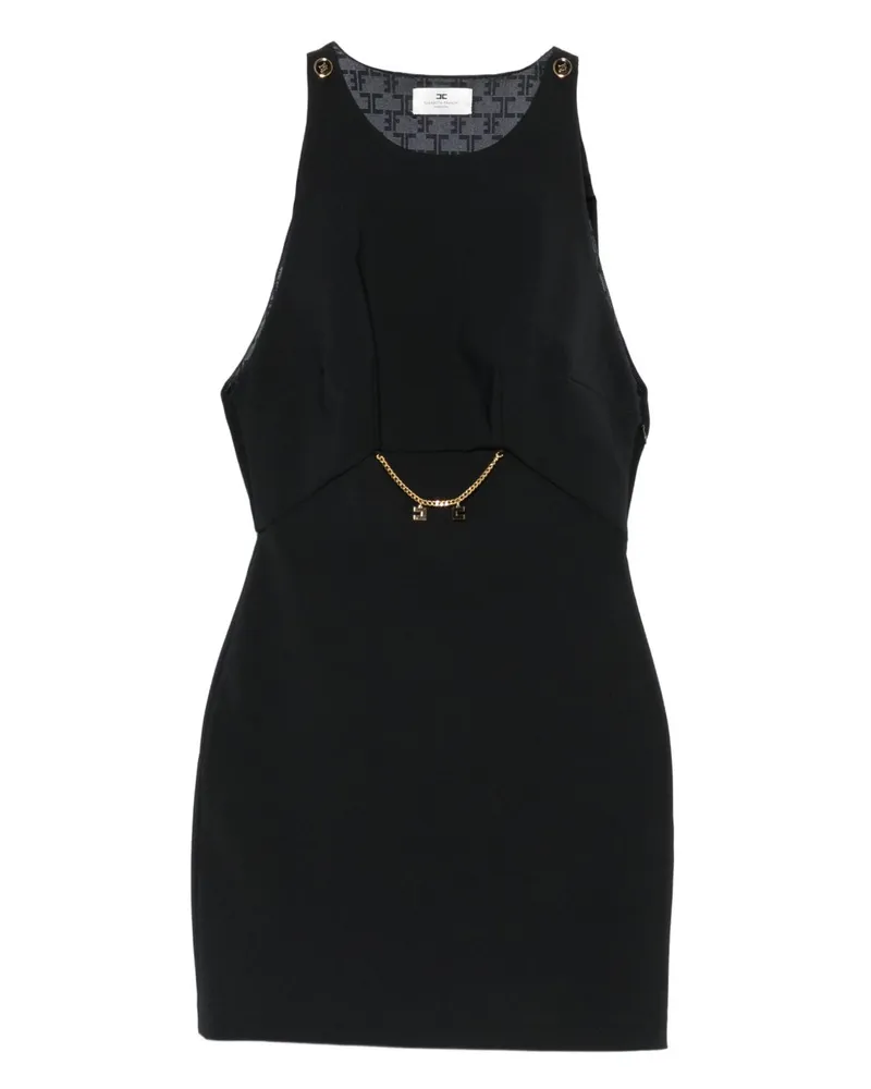 Elisabetta Franchi Midi Kleid Black