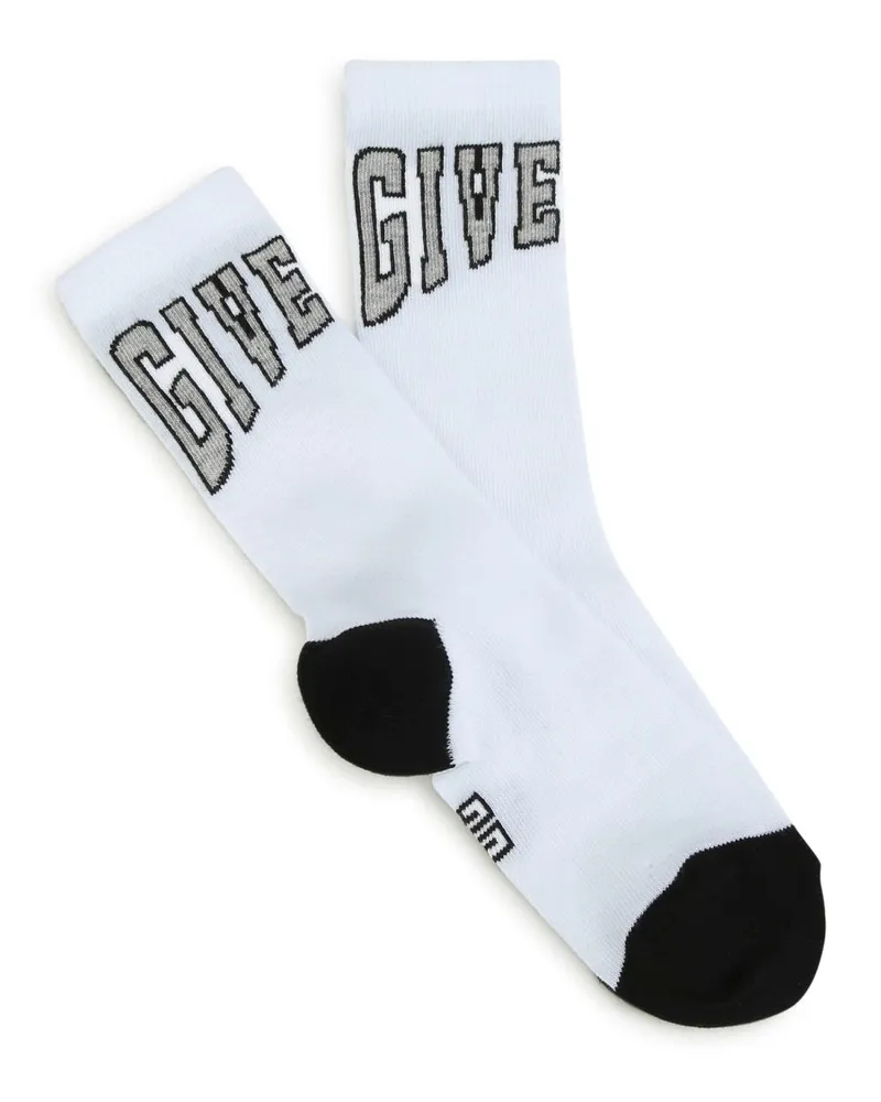 Givenchy Logo Socken White