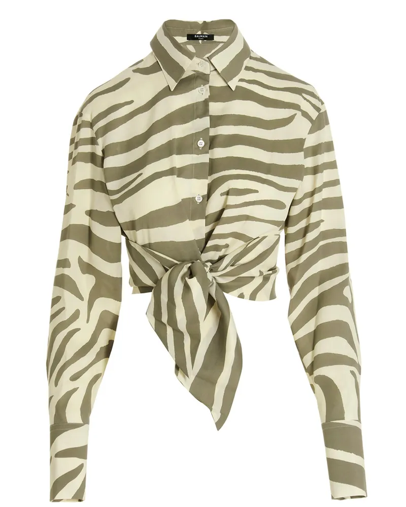 Balmain Zebra -Hemd Multicolor