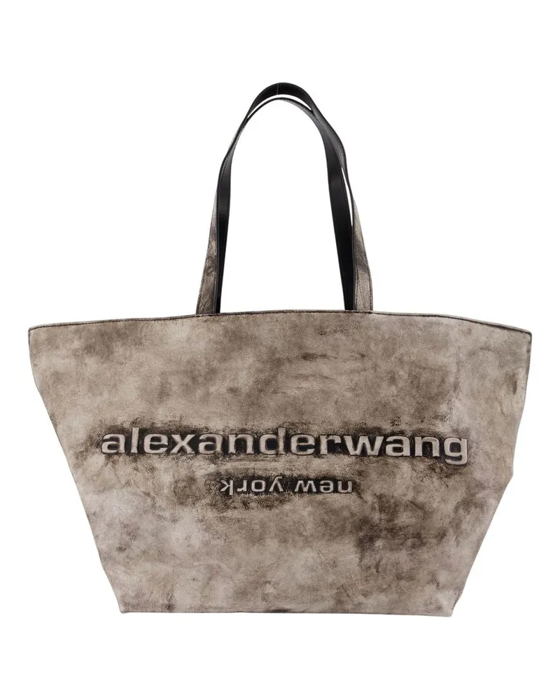 Alexander Wang Punch Shopper -Tasche  Ledergrau Grau