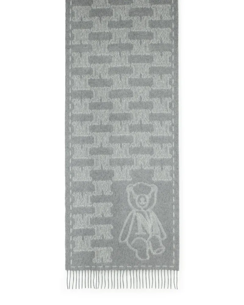 Max Mara Grey Cashmere Schal Grey