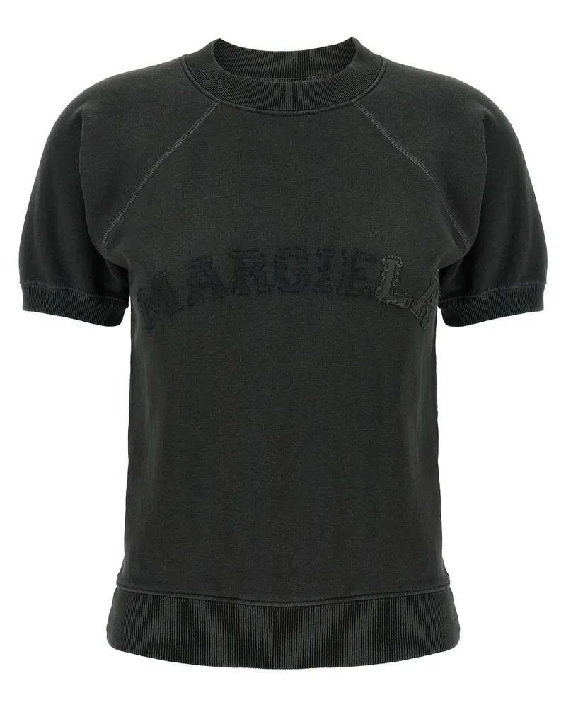 Maison Margiela Decortiqué Logo Sweatshirt Gray